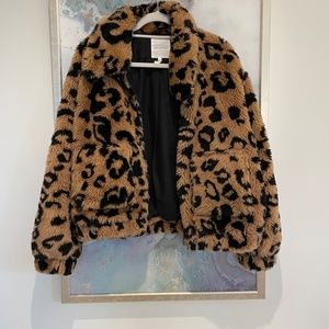 Cheetah print jacket purchased from Nordstrom